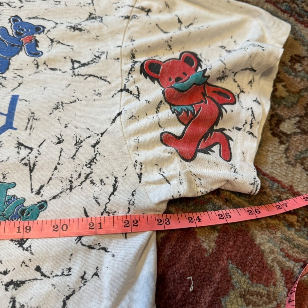 Grateful‎ Dead 1991 All Over Print Dancing Bears Roses Vintage T Shirt - Picture 8 of 9